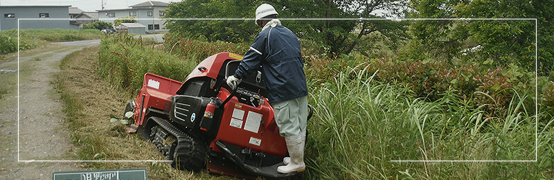 草刈り作業
